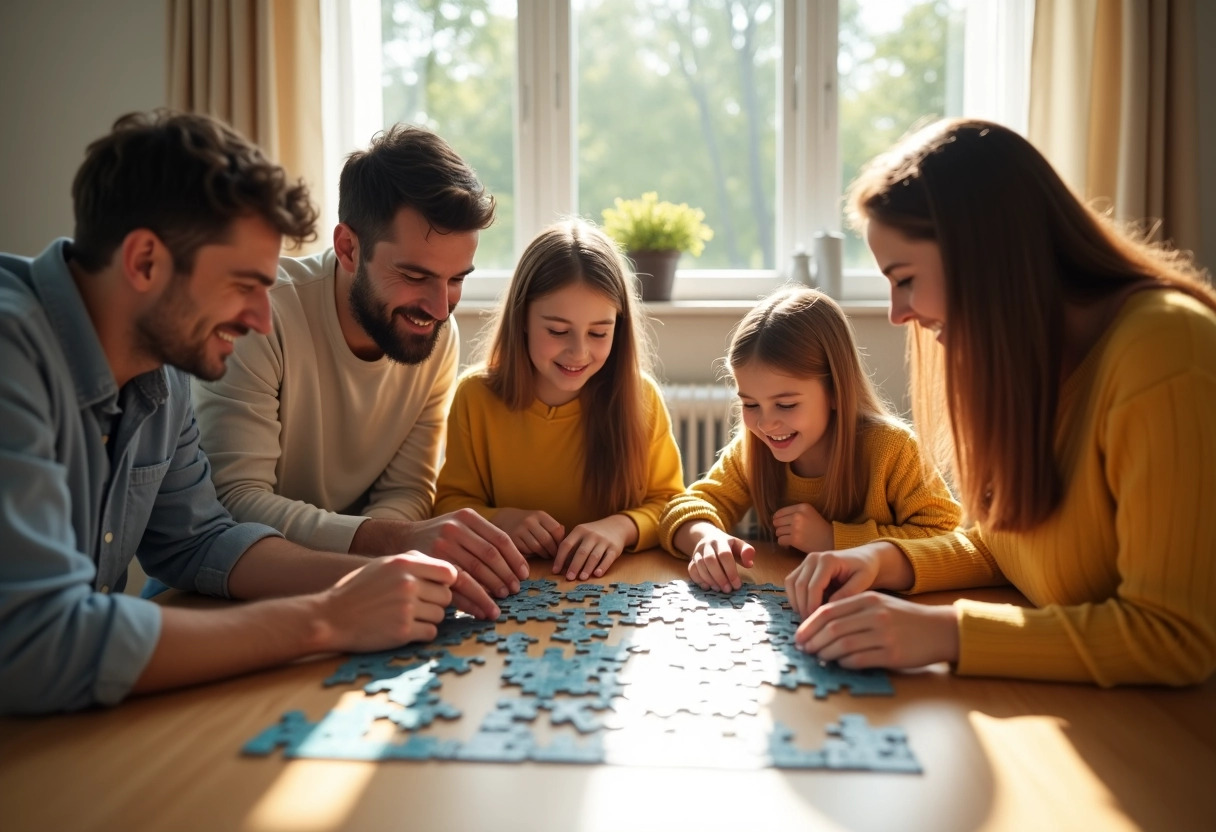 puzzle famille